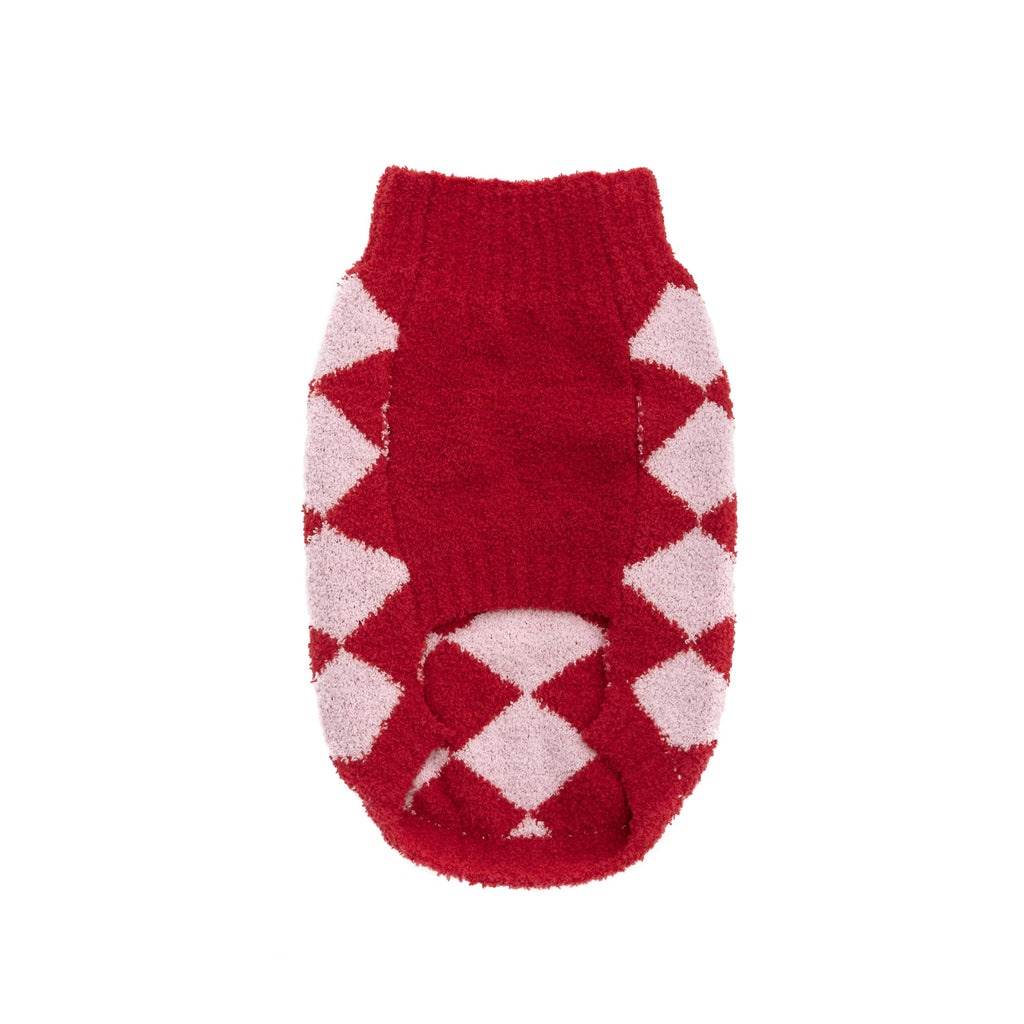 Jersey arlequín rojo