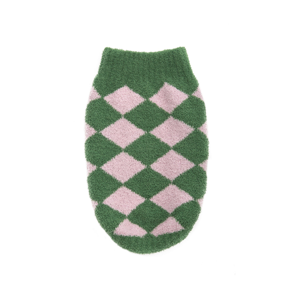 Jersey arlequín verde