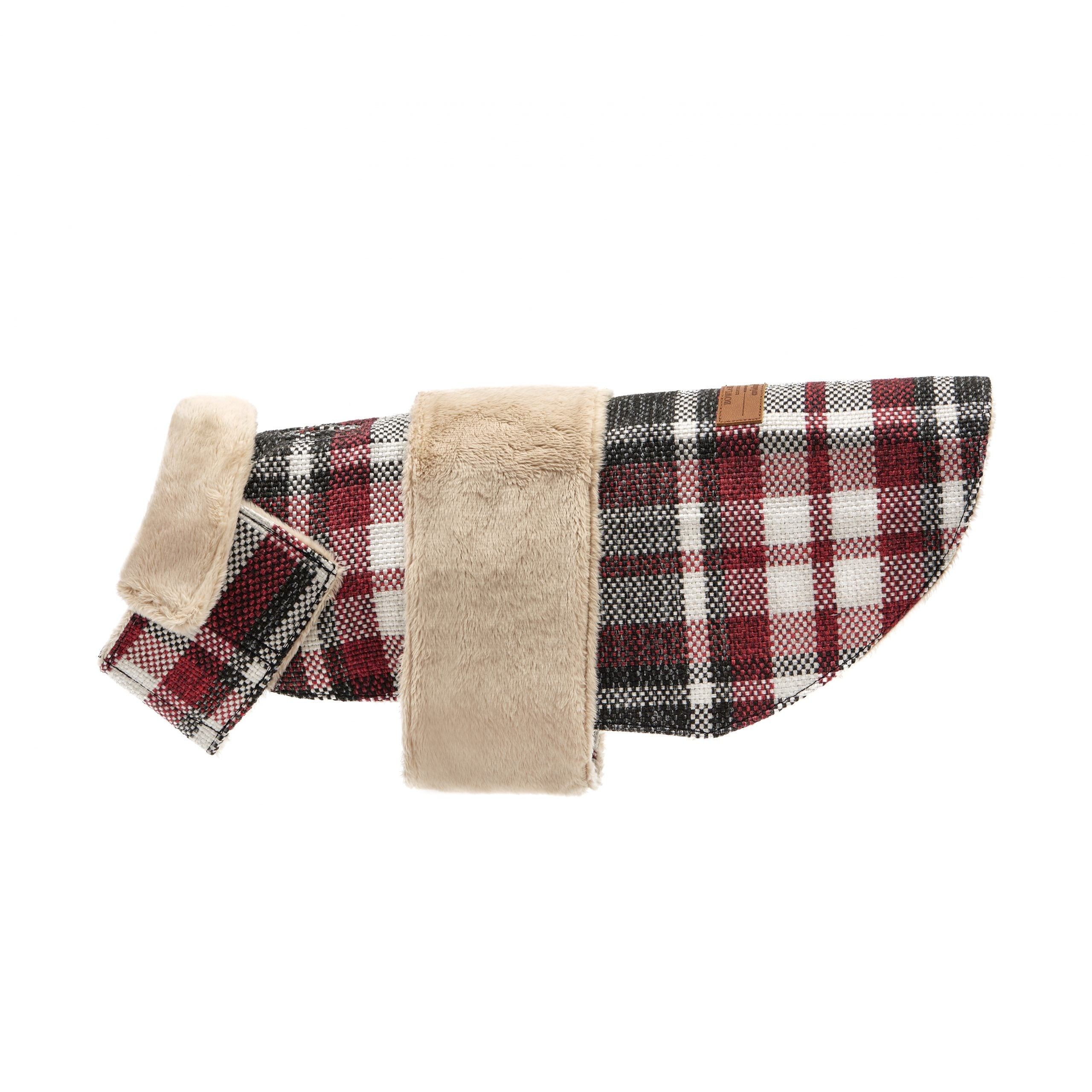 Dog coat Leaf Tartan B&amp;B x Aristopet