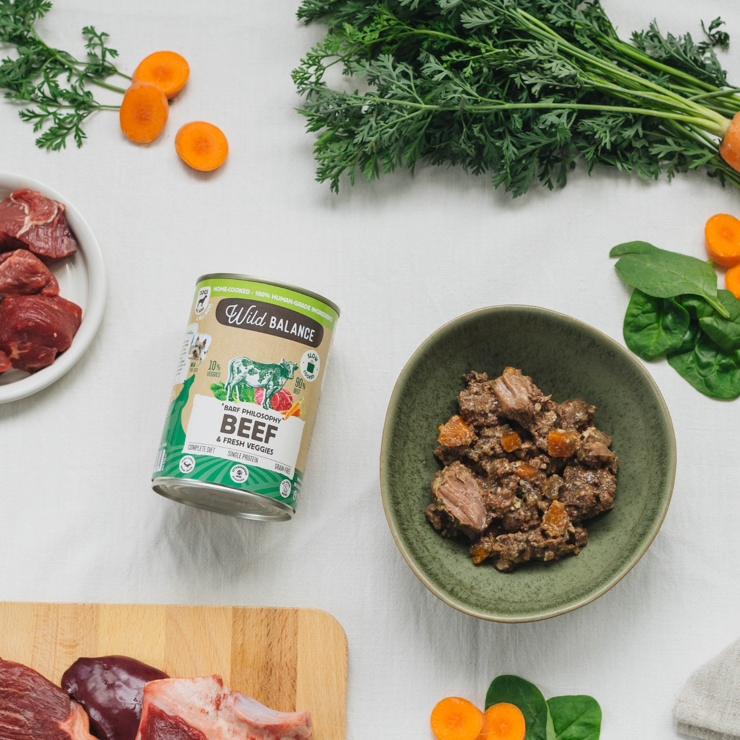 Lata de Ternera para perros 400g - Filosofía BARF