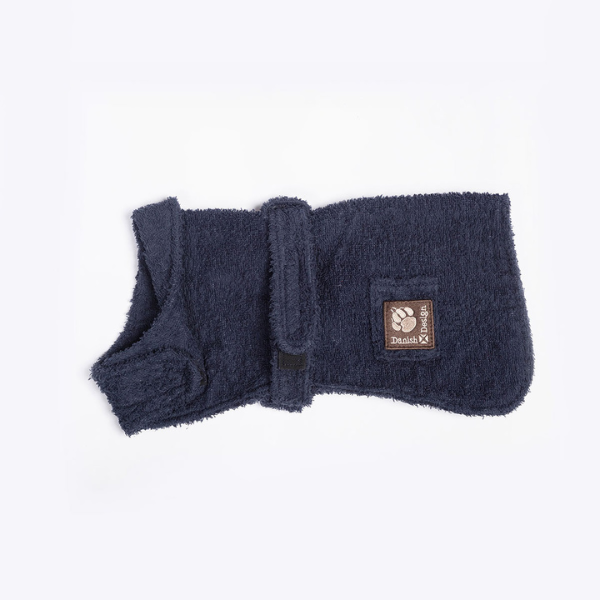 Albornoz para perros Azul Danish