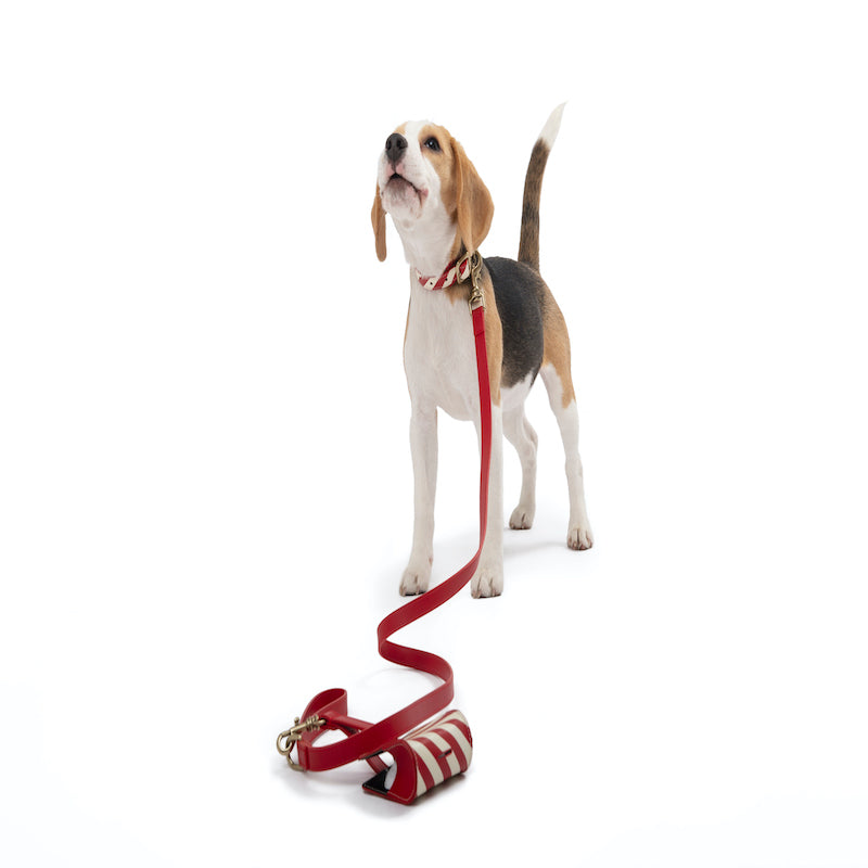 Poldo Red Dog Poop Bag Dispenser