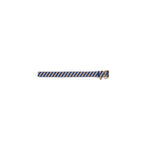 Striped collar Poldo azul