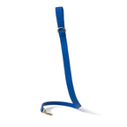 Leather leash Poldo azul