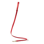 Leather leash Poldo rojo