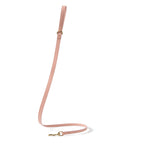 Leather leash Poldo rosa