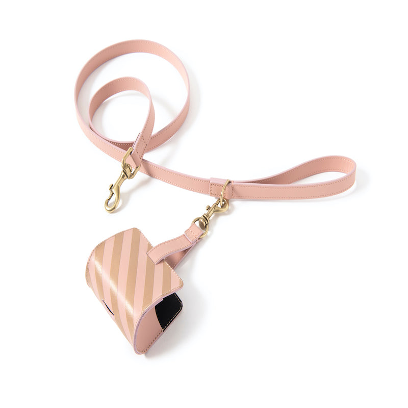 Dog bag holder Poldo rosa