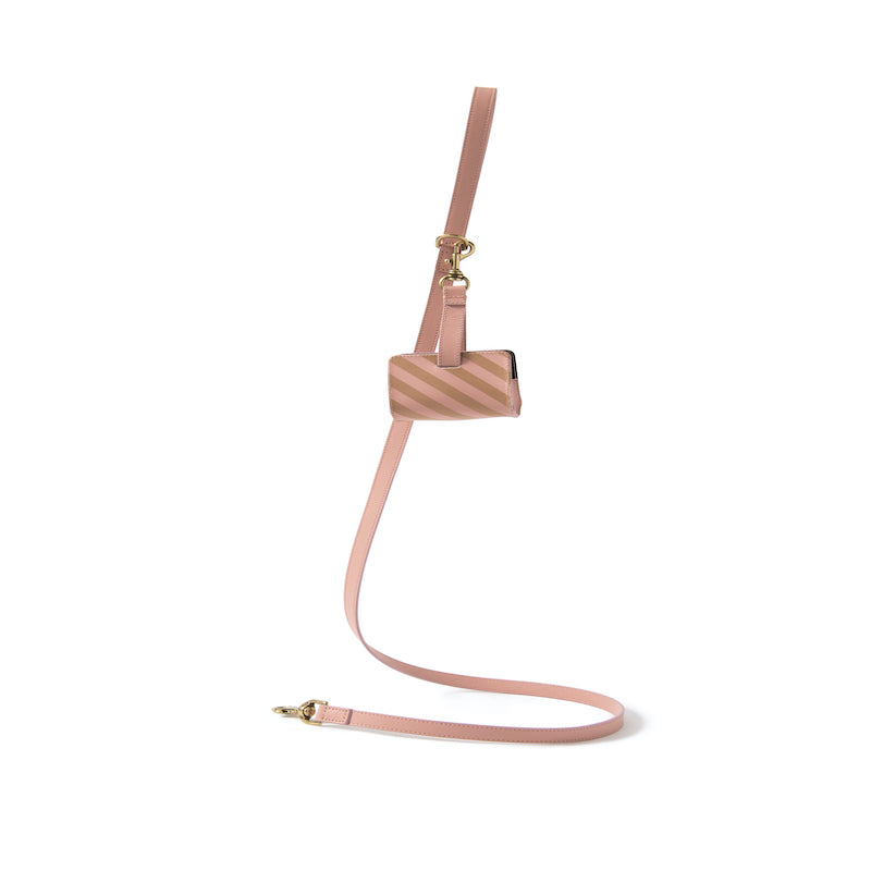 Dog bag holder Poldo rosa