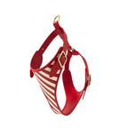 Striped harness Poldo rojo