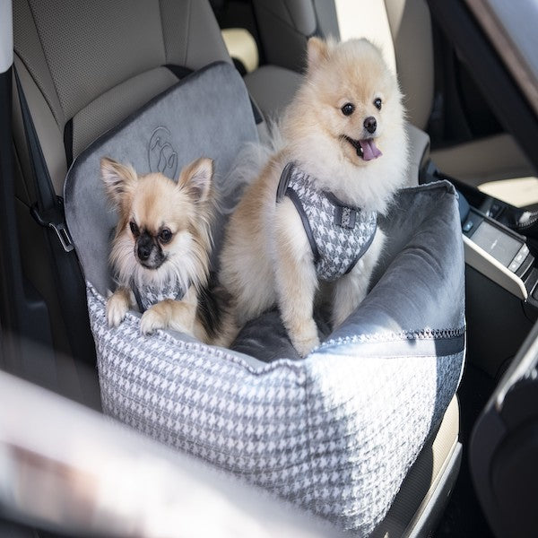 Cama para Coche para Perro Glamour Gris Oh Charlie