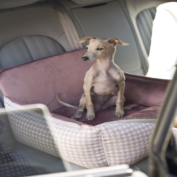 Cama para Coche para Perro Glamour Rosa Oh Charlie