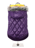 Thermo Purple quilted Parka