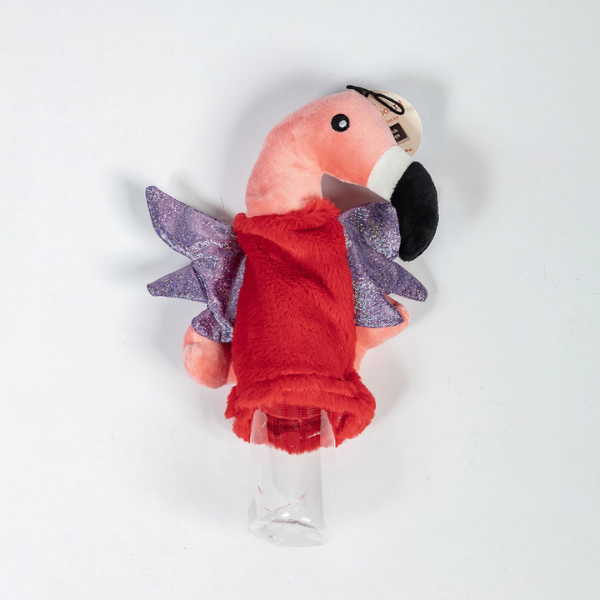 Flamingo-shaped bottle toy Floria Danish