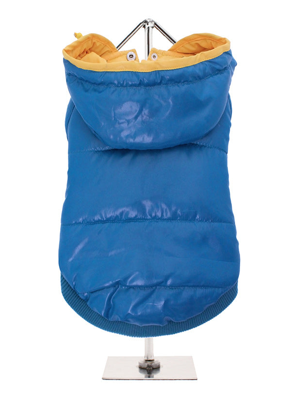 Abrigo  Blue Puffa Insulated Panel Jacket
