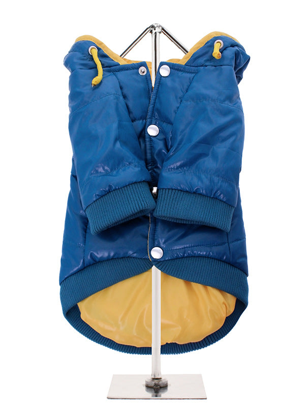 Abrigo  Blue Puffa Insulated Panel Jacket