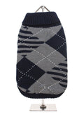 Blue / Grey Diamond Sweater