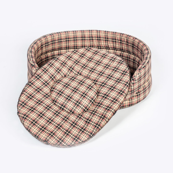 Cama de descanso clásica con cuadros Danish
