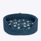 Sherpa Fleece Charcoal Arrows Slumber Bed Danish