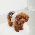 Dog coat Leaf Tartan B&amp;B x Aristopet