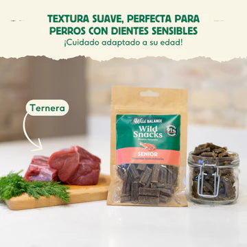 Wild Snacks Senior de Ternera
