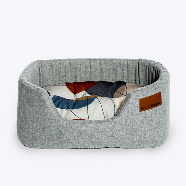 Lux Slumber Danish Steel Bed with Color Blocks