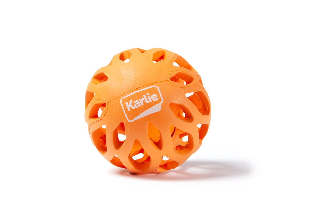 Pelota de goma Karlie Koko - naranja