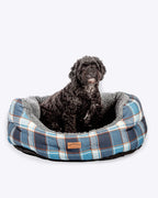 FatFace Fleece Check Deluxe Slumber Bed Danish