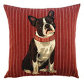 French Bulldog Pinstripe Red