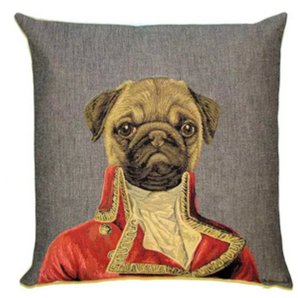 Cojín Pug Th. Poncelet