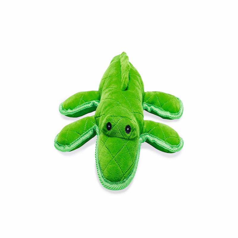 Karlie Tida Crocodile Plush Dog Toy - Green