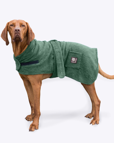 Albornoz para perros Verde Danish