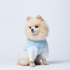 Aristopet light blue puppy sweater