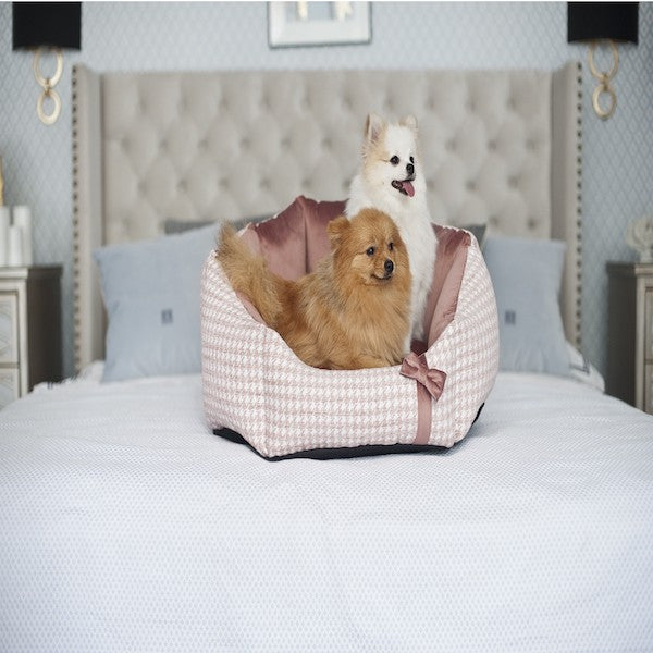 Glamour Pink Dog Bed Oh Charlie