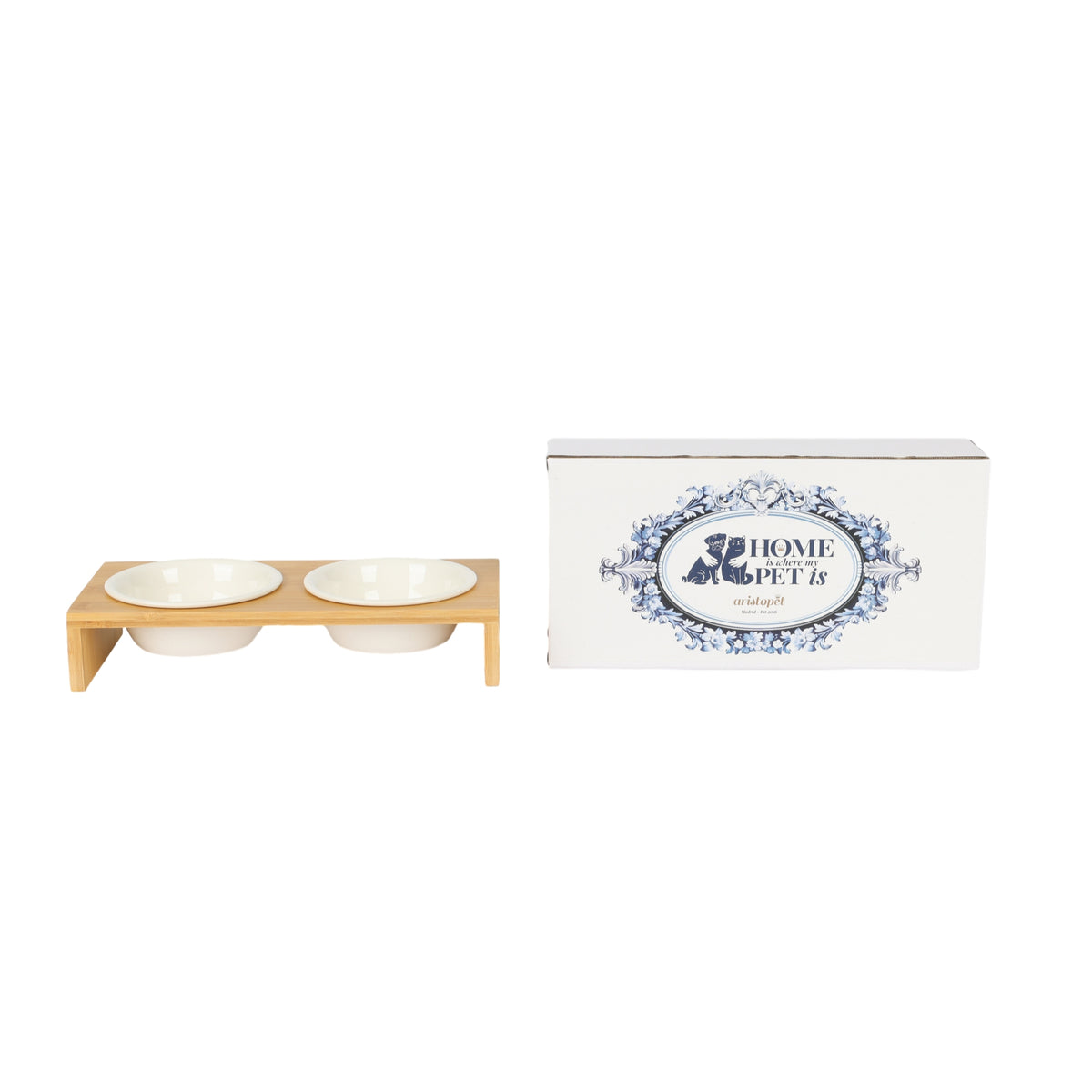 Comederos  doble bambu Aristopet