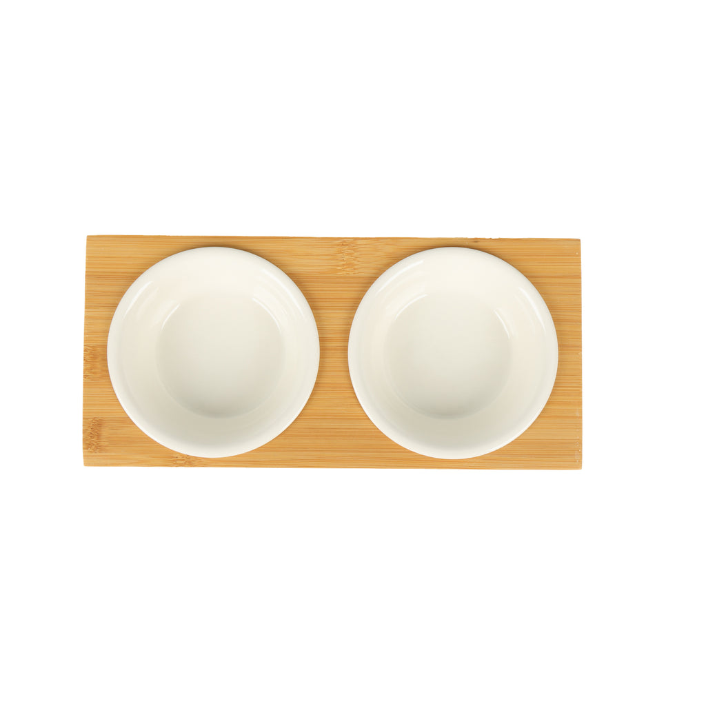 Aristopet Double Bamboo Feeders