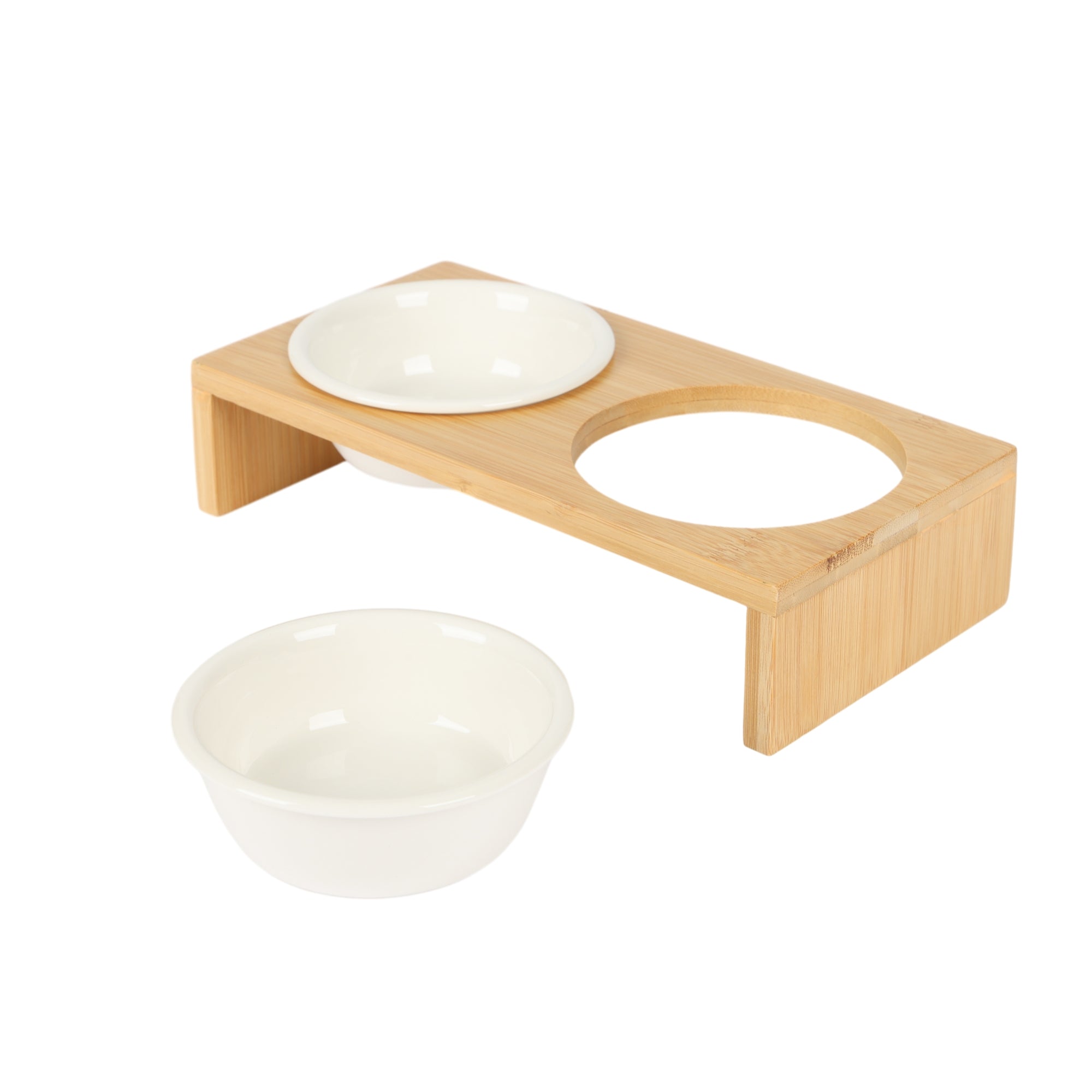 Aristopet Double Bamboo Feeders