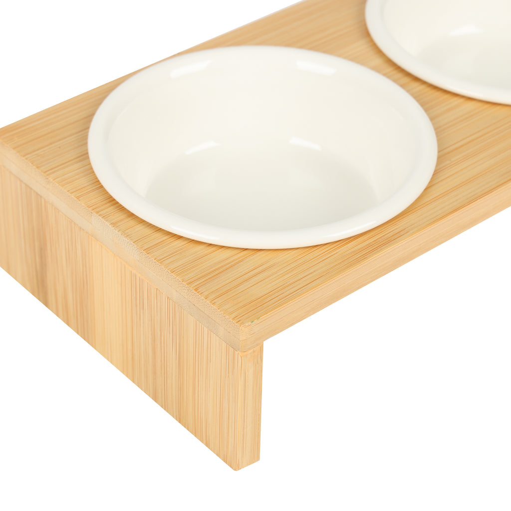 Aristopet Double Bamboo Feeders