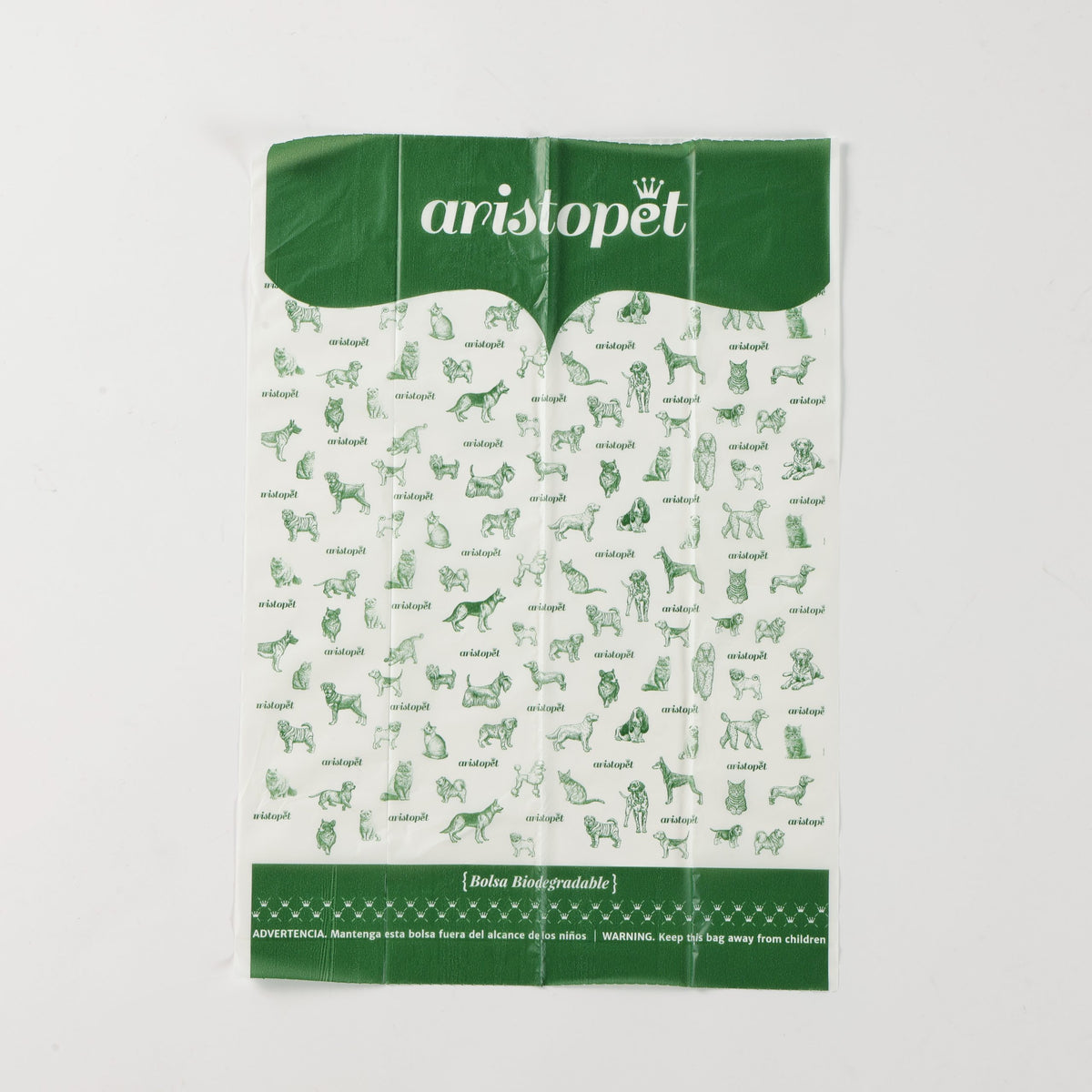 Poop bag wall paper verde inglés