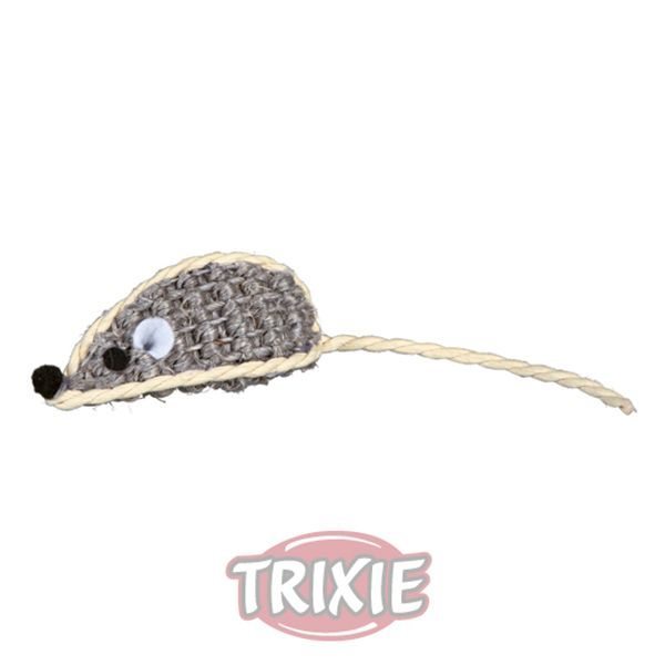 Ratón y pelota de Sisal Trixie