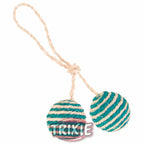 2 Pelotas cuerda sisal con Catnip Trixie