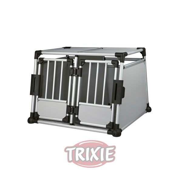 Jaula Doble de Transporte, Aluminio Trixie