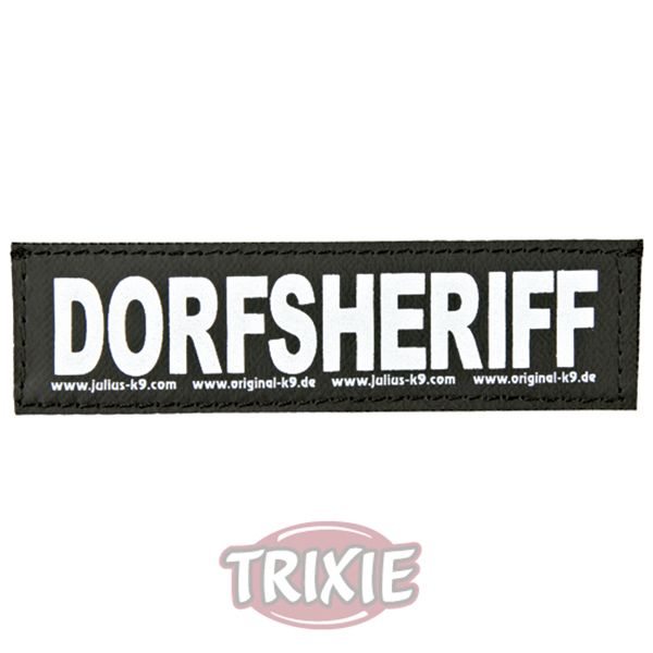 2 Etiquetas Velcro Julius-K9 DORFSHERIFF
