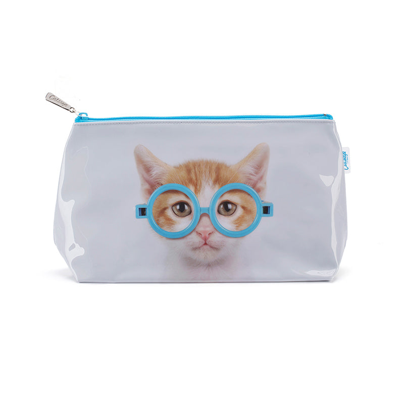 neceser gato con gafas