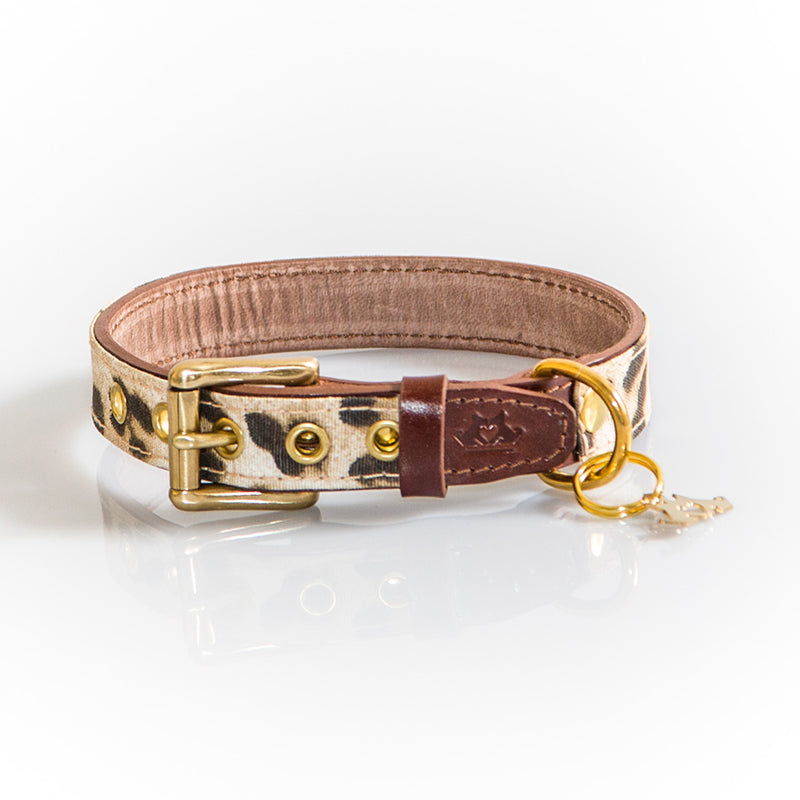 Collar Animal Print Buckingham Be Two Handmade