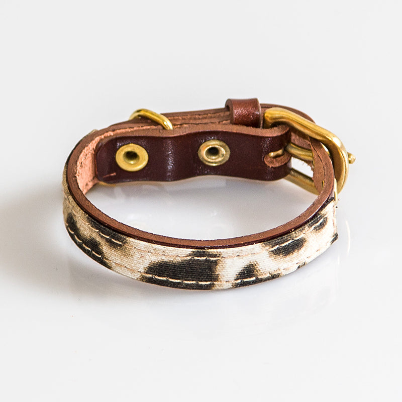 Collar Animal Print Buckingham Be Two Handmade