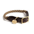 Collar de soga y cuero Found My Animal