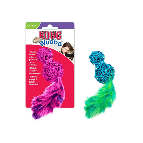 Juguete para Gato Kong Wubba Wicker: Con Luz