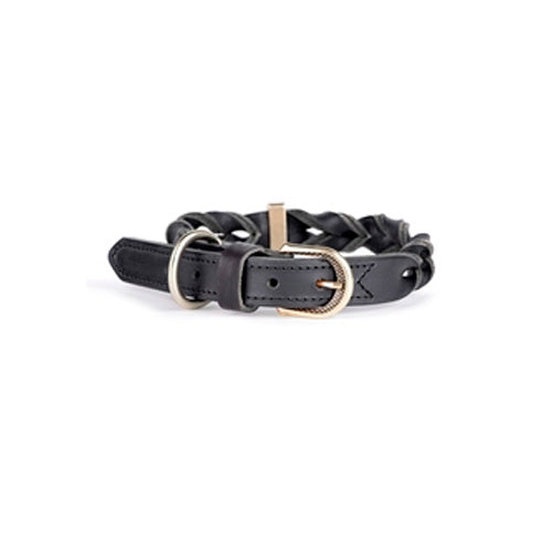 collar de cuero ascot