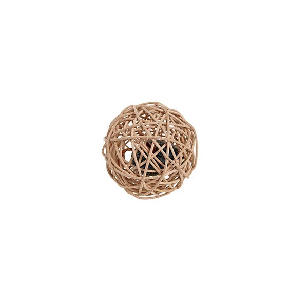 Pelota de mimbre con chip de sonido