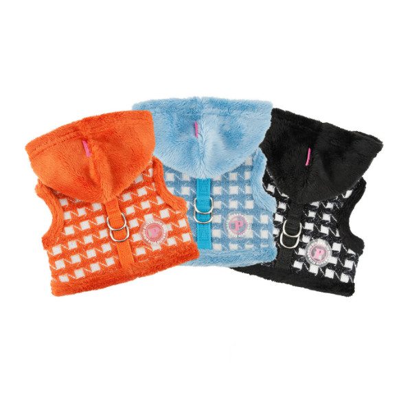 Cosmo Pinka Harness Puppia Negro y Naranja